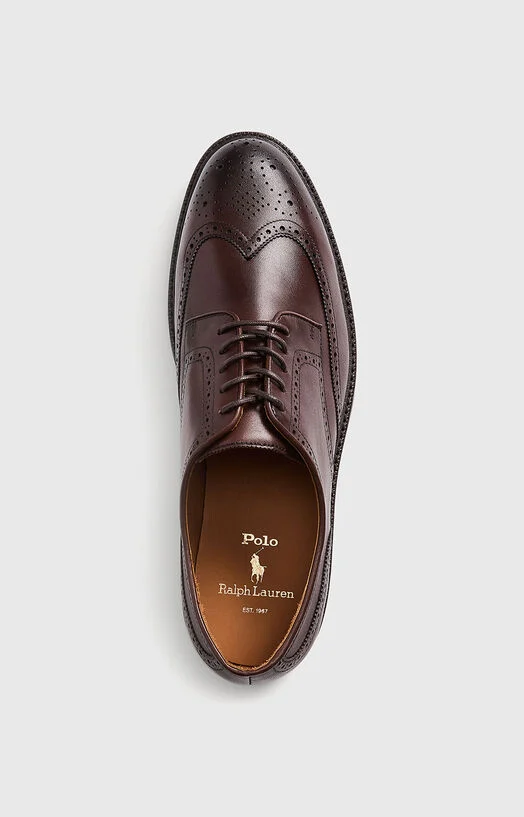 Кожени обувки ASHER WINGTIP — снимка 5