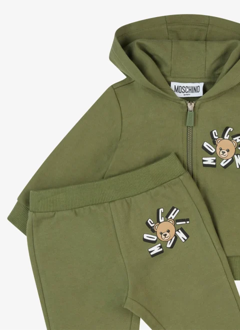 Спортен комплект с принт Moschino Kids — снимка 3
