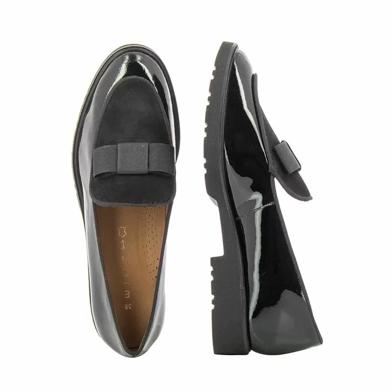 Дамски Лоуфър WIRTH – 54503 PANAMA PRETO/PRETO — снимка 5