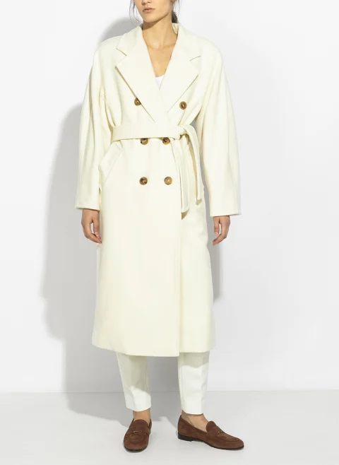 Палто от фина вълна Max Mara Madame — снимка 3