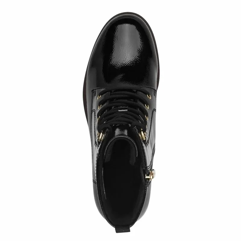 Дамски Кубинки TAMARIS – 1-25297-41-018 BLACK PATENT — снимка 5