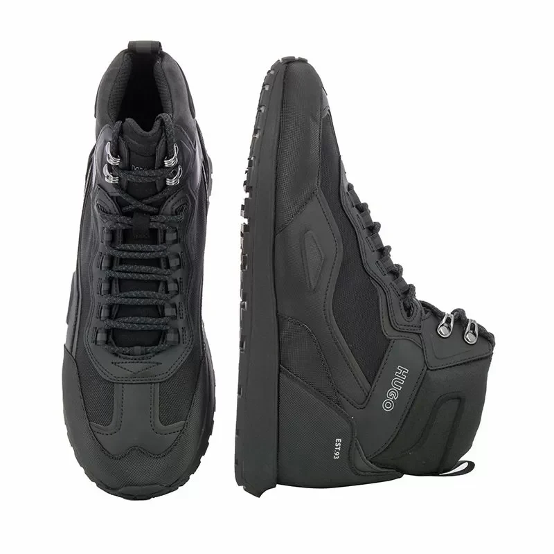 Мъжки Сникърс HUGO – 50529581 ICELIN HITO MEPU BLACK — снимка 5