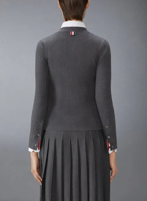 Жилетка от вълна и коприна Thom Browne — снимка 2