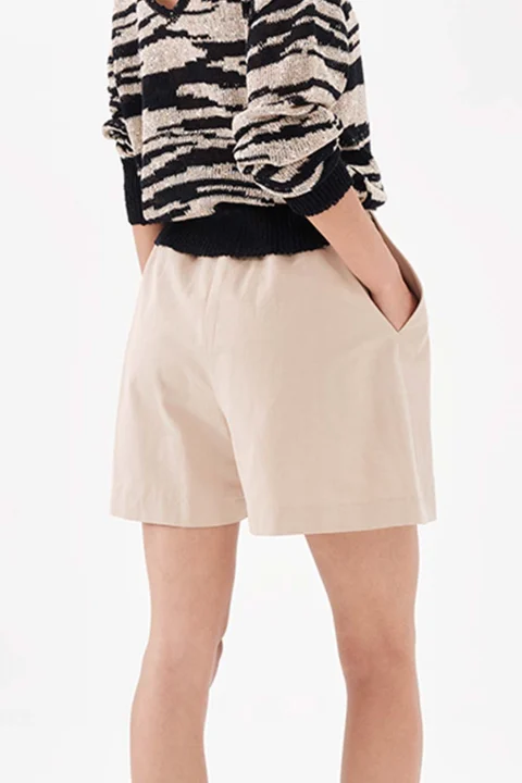 Къс панталон "Solid Sand" Shorts 23276 12398-beige — снимка 2