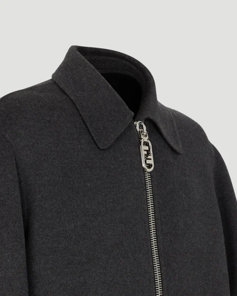 Grey Cashmere Coat — снимка 3