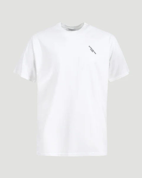 Cotton T-Shirt with Givenchy Shadow Print in White