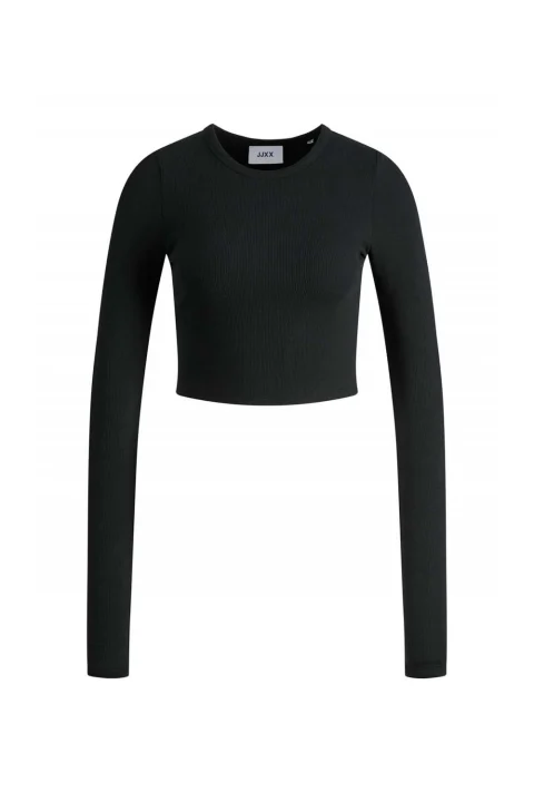 Top Jxfeline Str Ls Rib Tee Jrs 12200402 C-N10 black