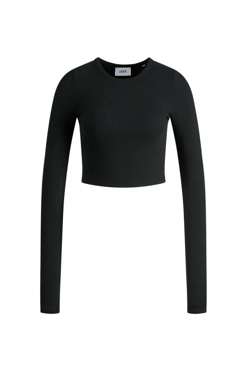 Top Jxfeline Str Ls Rib Tee Jrs 12200402 C-N10 black