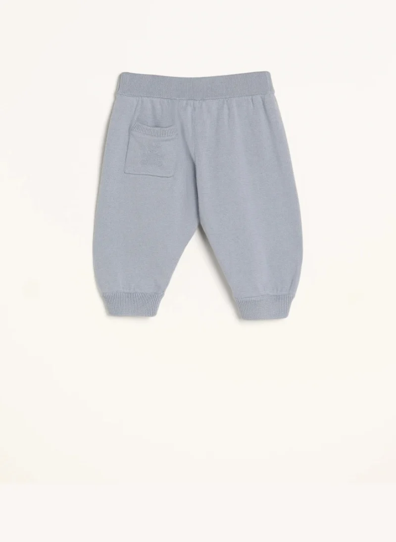 Панталон от фино плетиво Brunello Cucinelli Kids — снимка 5