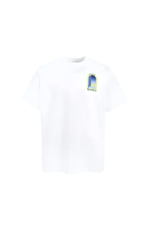 White & Lime Arches Short Sleeve T‑Shirt