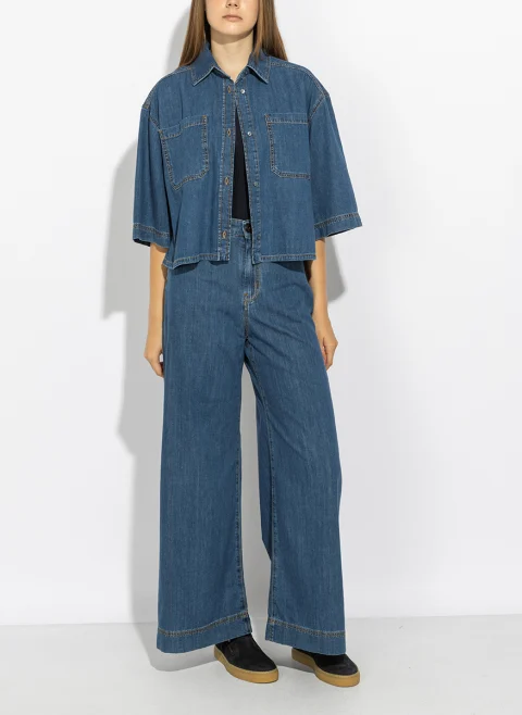 Деним 'Loose fit' Weekend Max Mara Wkdvega — снимка 2