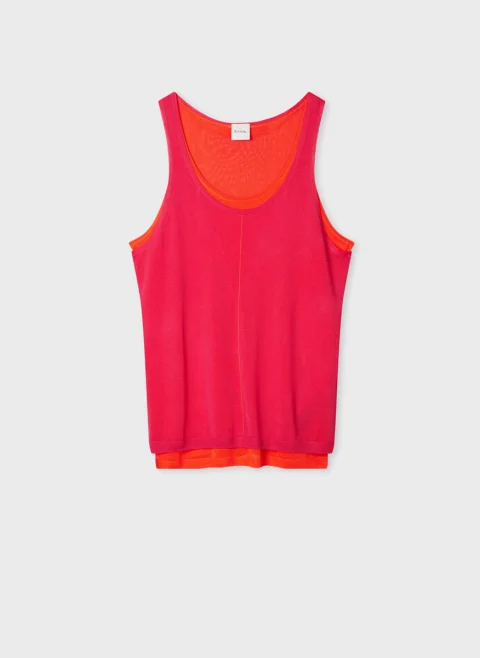 Топ от фино плетиво 'Double Layer' Paul Smith — снимка 5