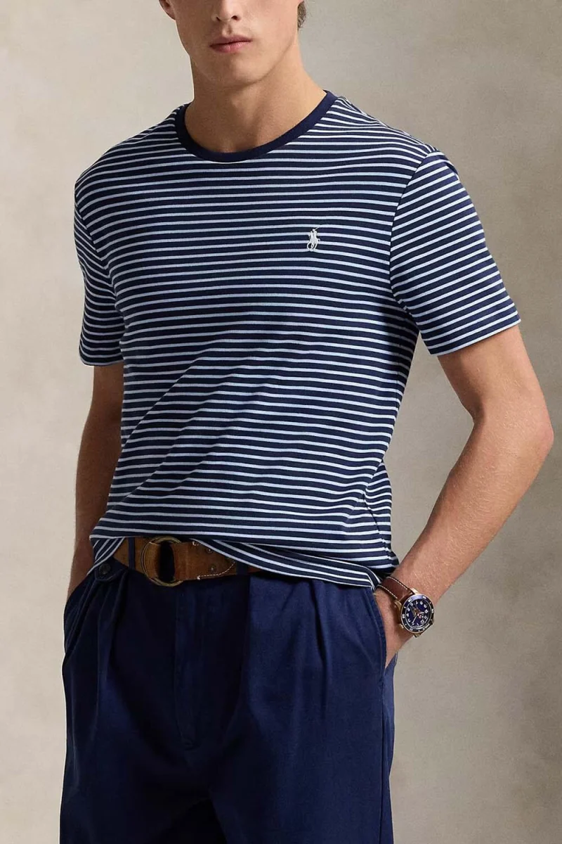 T-Shirt Ssydcncmslm3-Short Sleeve 710961128003 410 navy — снимка 2