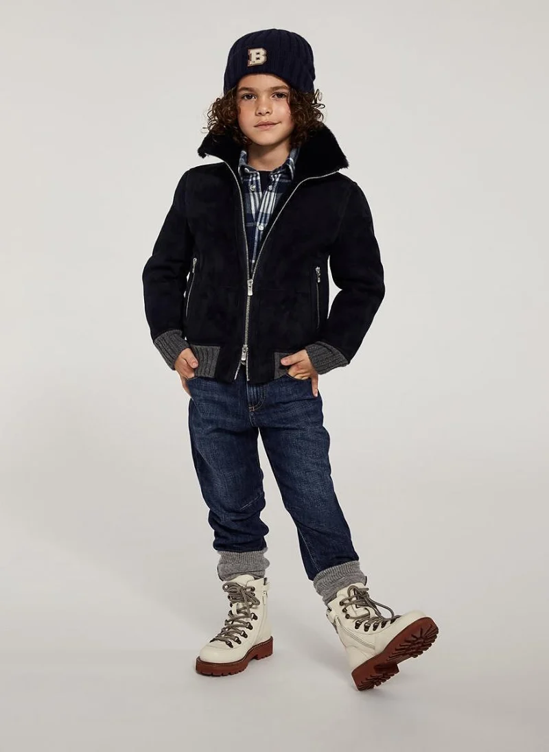 Риза 'Western-inspired' Brunello Cucinelli Kids 6 — снимка 3