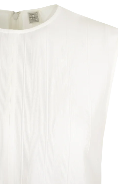 Woven Stripe Top Meringue — снимка 2