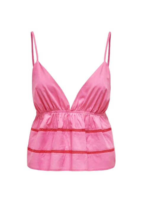 Top Onlrose Holly Singlet Wvn 15319109 17-2519 TCX gin fizz
