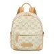 Дамска бежова раница Monogram Braccialini — снимка 2