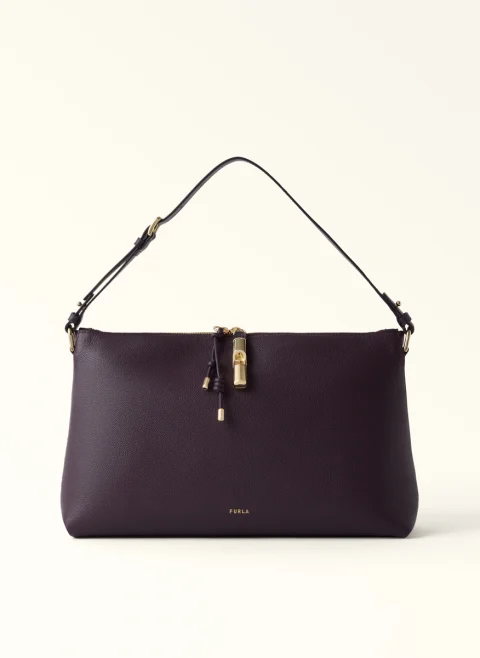 Кожена чанта Furla Debby Winter Bloom