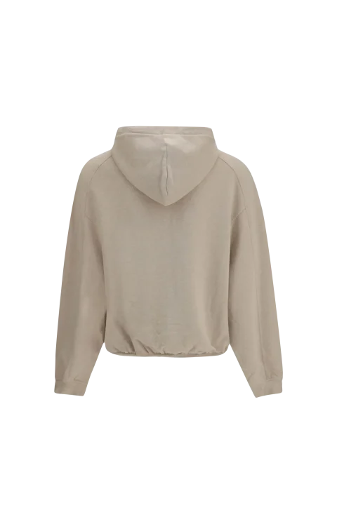 The Corso Zip Hoodie in Beige — снимка 2