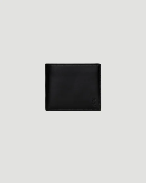 Tiny Cassandre East/West Wallet in Matte Leather