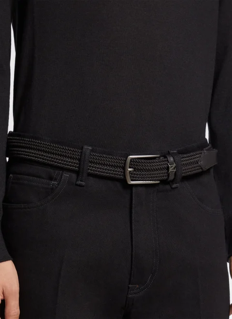 Колан 'Braided' Zegna — снимка 3