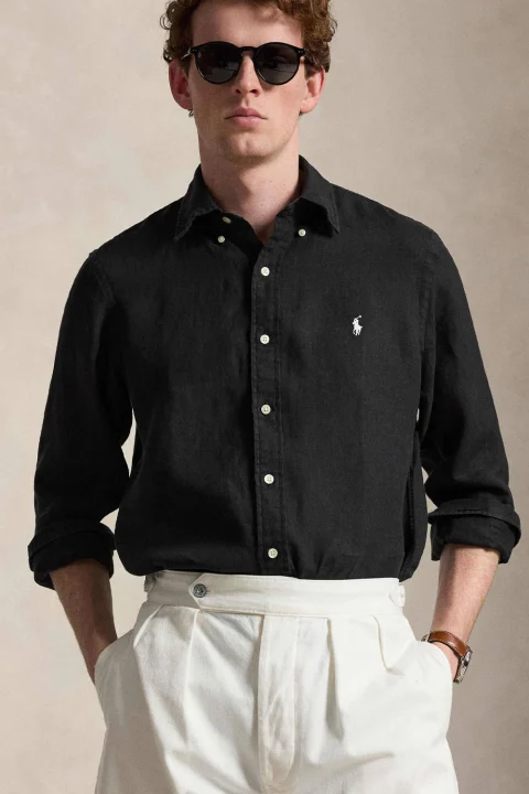 Риза Pd Linen V1-Cubdppcs 710966294019 001 black — снимка 2