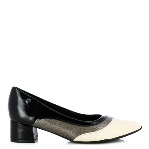Токчета PICCADILLY – 739090 TACI PRETO/PEWTER/OFF WHITE