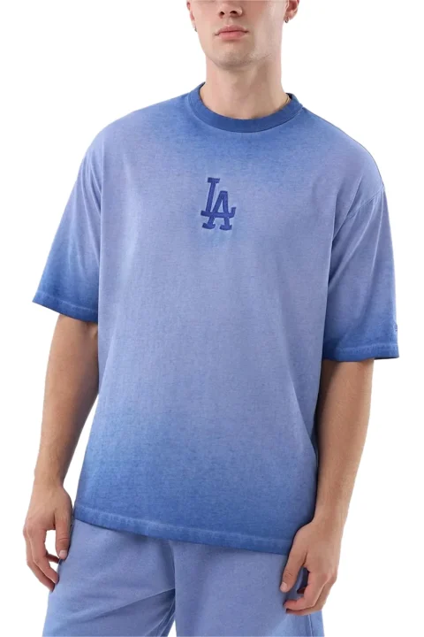 T-Shirt Mlb Washed Logo Losdod 60856137 450 pastel blue