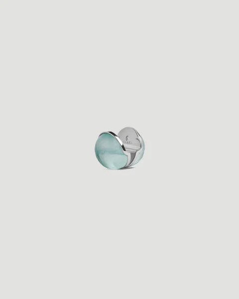 Cristal Sphere Earrings in Blue — снимка 3