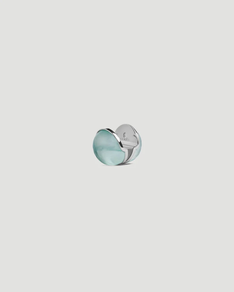 Cristal Sphere Earrings in Blue — снимка 3