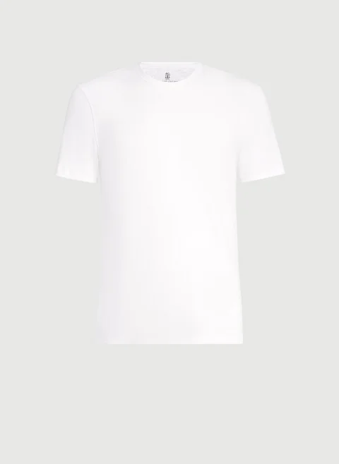 Рипсен тишърт Brunello Cucinelli — снимка 5