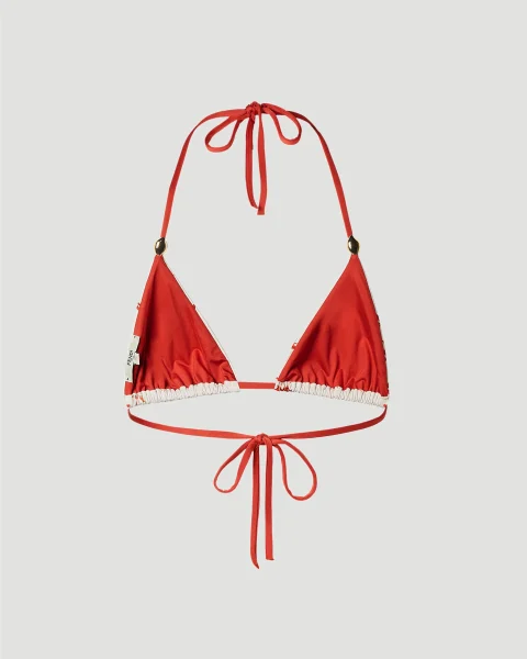 Coral Print Bikini Top — снимка 3