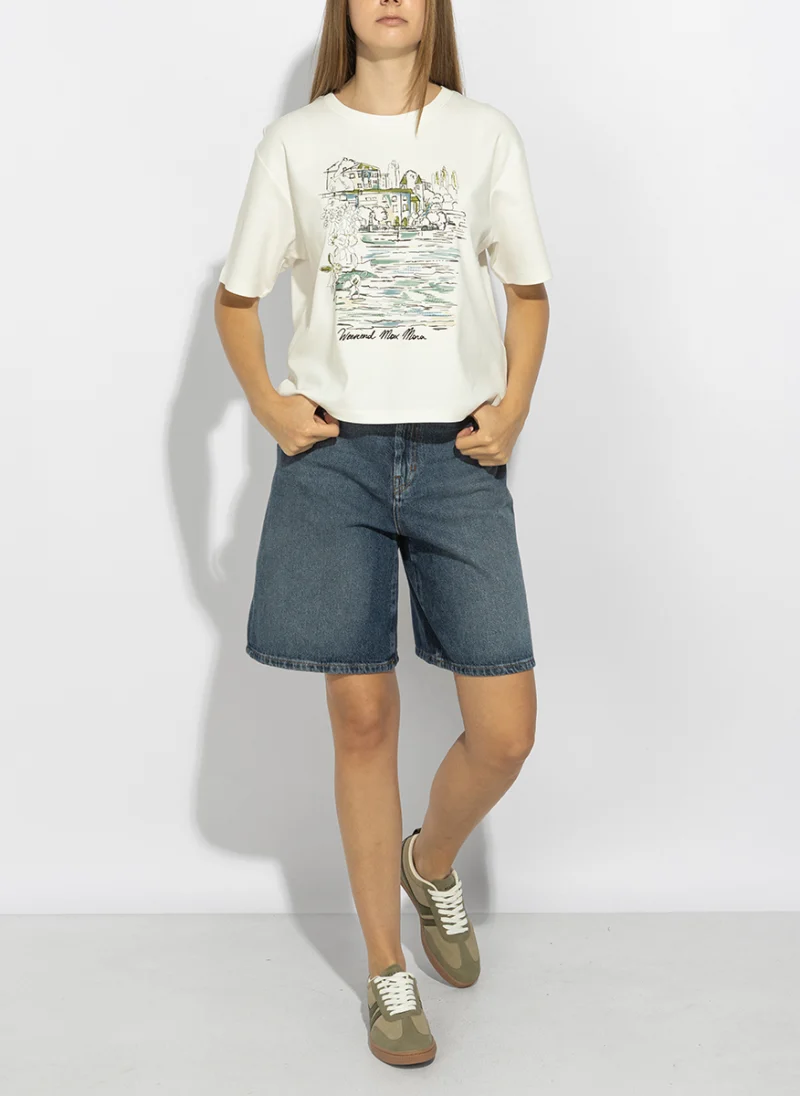 Тишърт 'Boxy fit' Weekend Max Mara Wkdsala