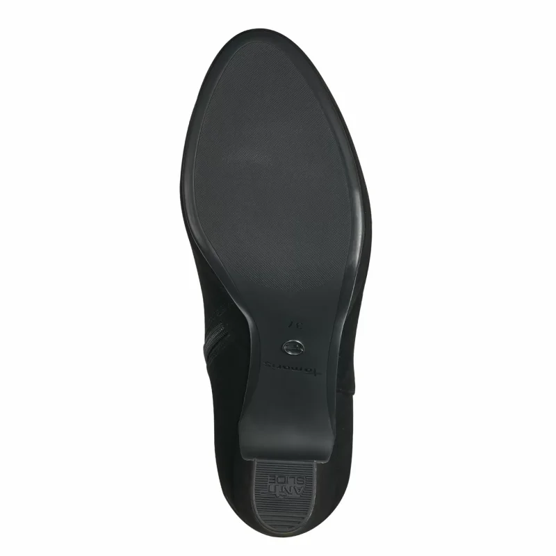 Дамски Боти На Ток TAMARIS – 1-25349-41-001 BLACK — снимка 6