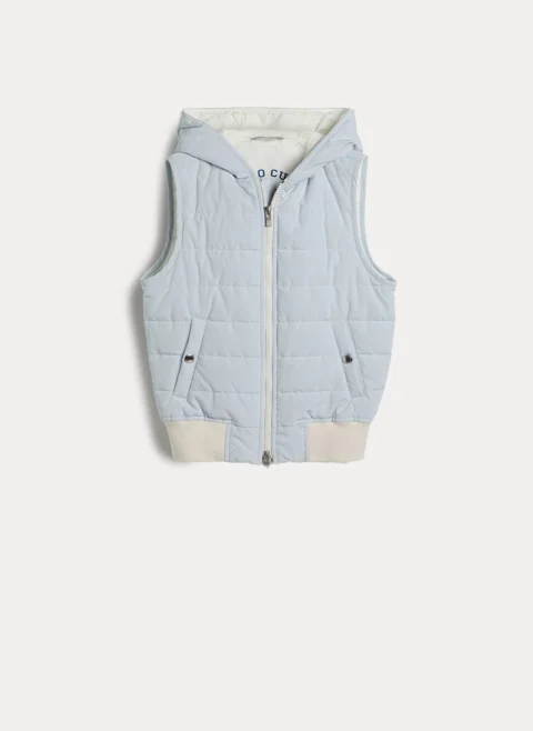Елек с качулка Brunello Cucinelli Kids 12