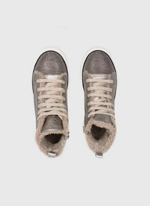Кецове с монили Brunello Cucinelli Kids — снимка 4