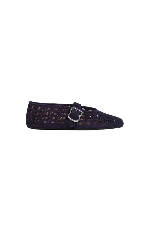 Ballet Flats Vienne in Suede