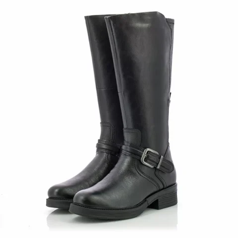 Офицерки TAMARIS – 1-1-25607-29 001 BLACK — снимка 3