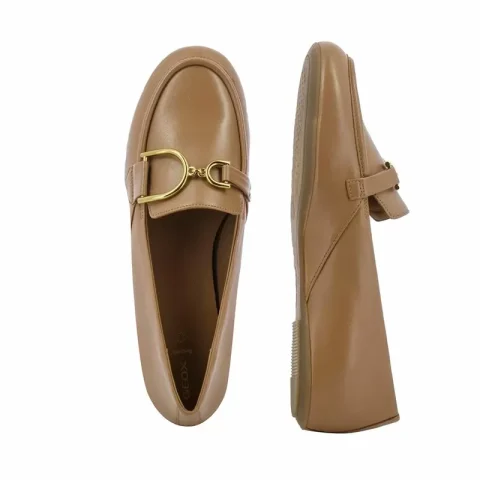 Дамски Мокасини GEOX – D45MUJ D PALMARIA BEIGE — снимка 5
