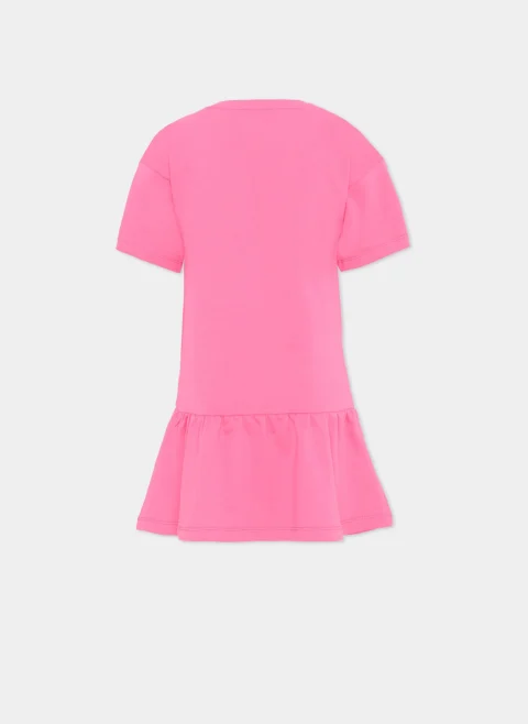 Рокля с принт `Teddy` Moschino Kids — снимка 3