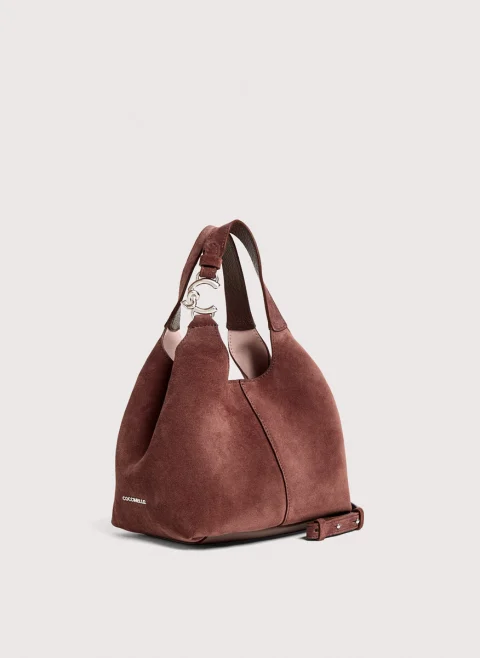 Велурена мини чанта Coccinelle C-Easy Small — снимка 2