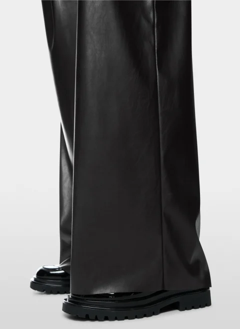 Широк панталон 'Leather look' Marc Cain Collections — снимка 5