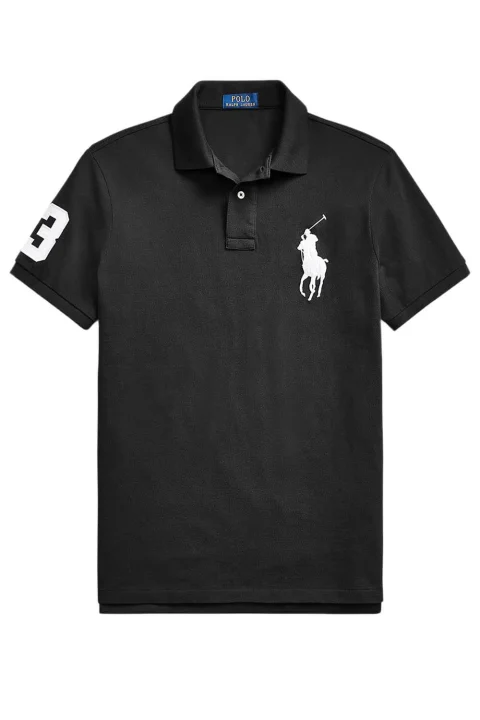 Polo Basic Mesh-Ssl-Knt 710688969001 001 black