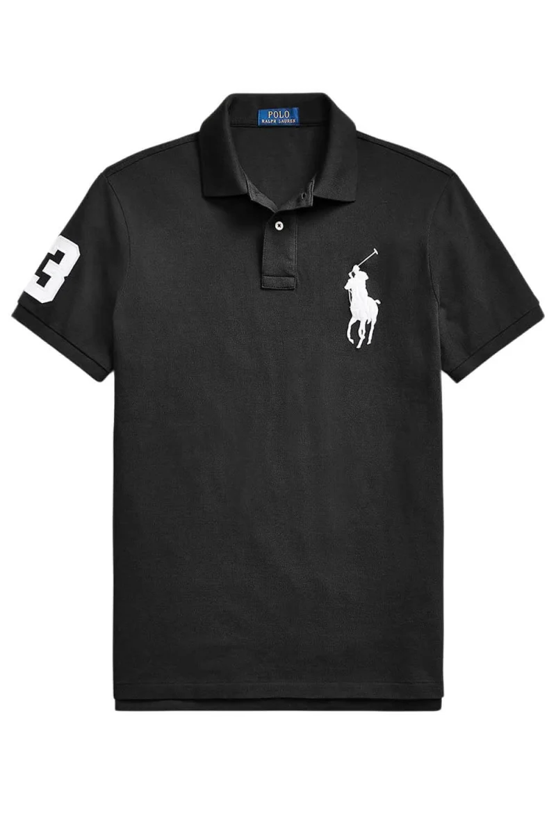 Polo Basic Mesh-Ssl-Knt 710688969001 001 black