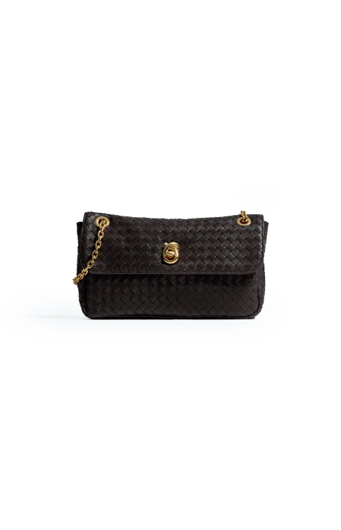 Madison Shoulder Bag in Espresso