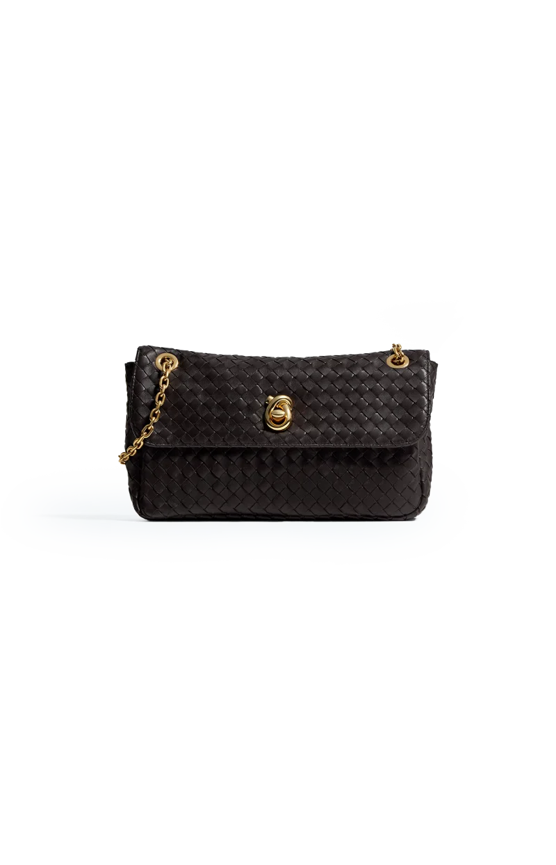 Madison Shoulder Bag in Espresso