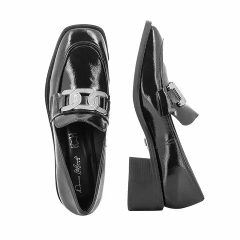 Токчета DONNA ITALIANA – 11395-753-858 VZ CRINKLE FRESH BLACK MB — снимка 4