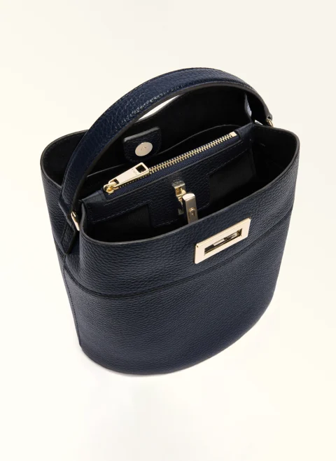Мини чанта 'Bucket' Furla Amelia Ink Blue — снимка 3