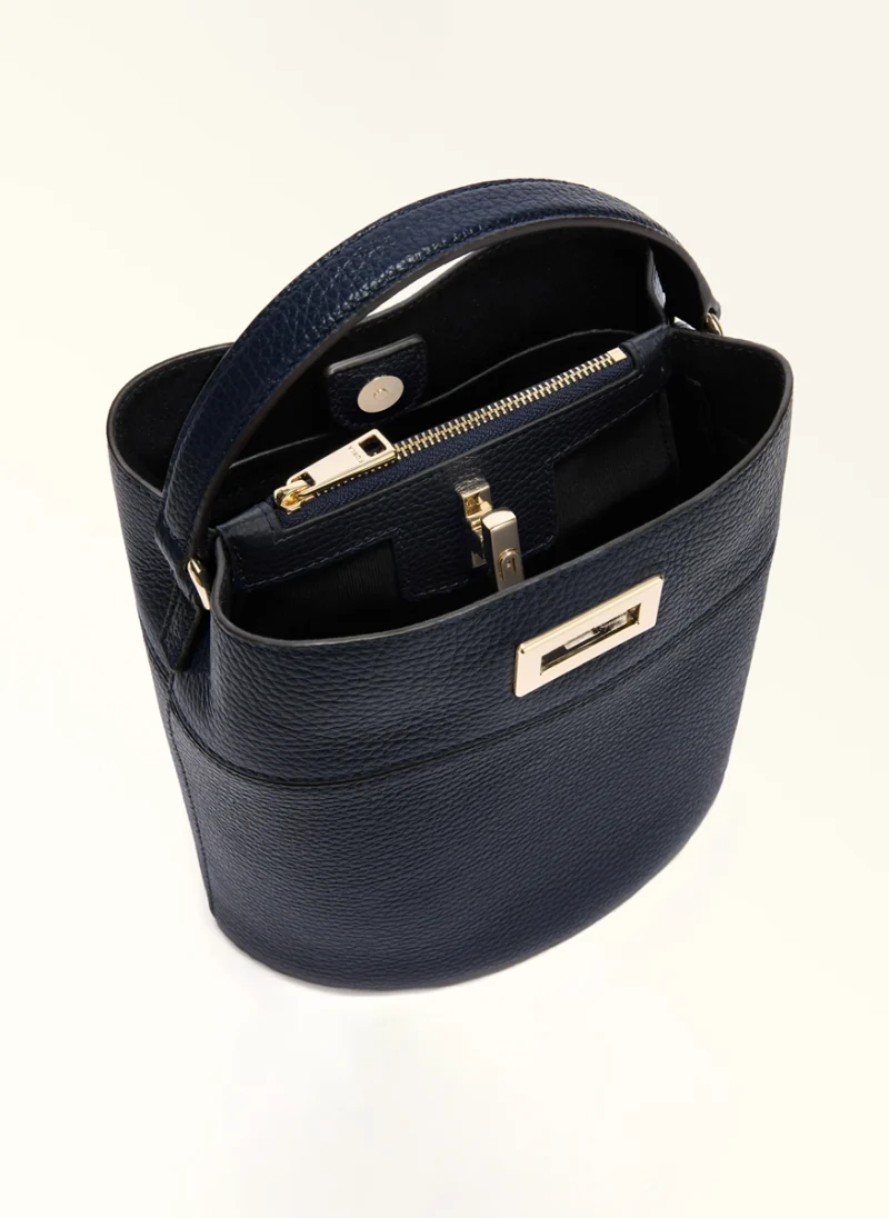 Мини чанта 'Bucket' Furla Amelia Ink Blue — снимка 3
