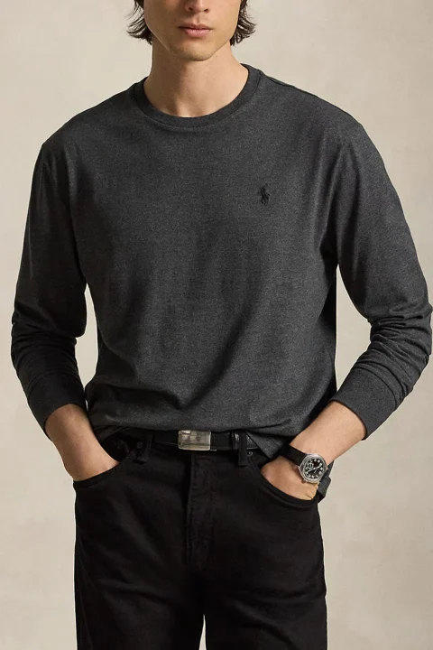 Блуза 26/1 Jersey-Lsl 710671468500 020 grey — снимка 2